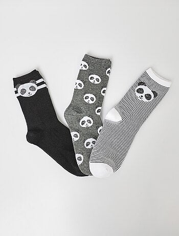 Chaussettes assorties, thème panda - AFIBEL