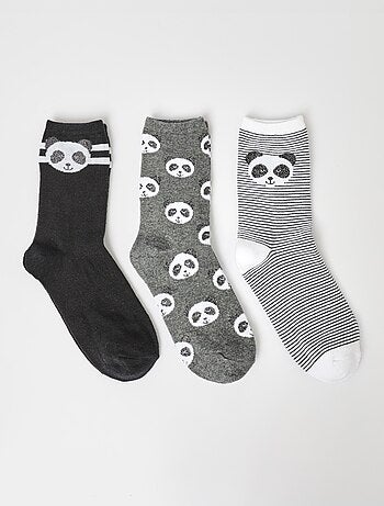 Chaussettes assorties, thème panda - AFIBEL
