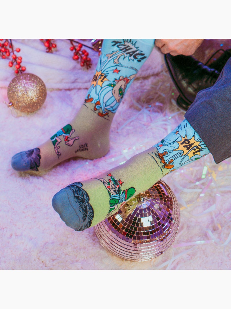 Chaussettes Astérix, La Bataille Bleu - Kiabi