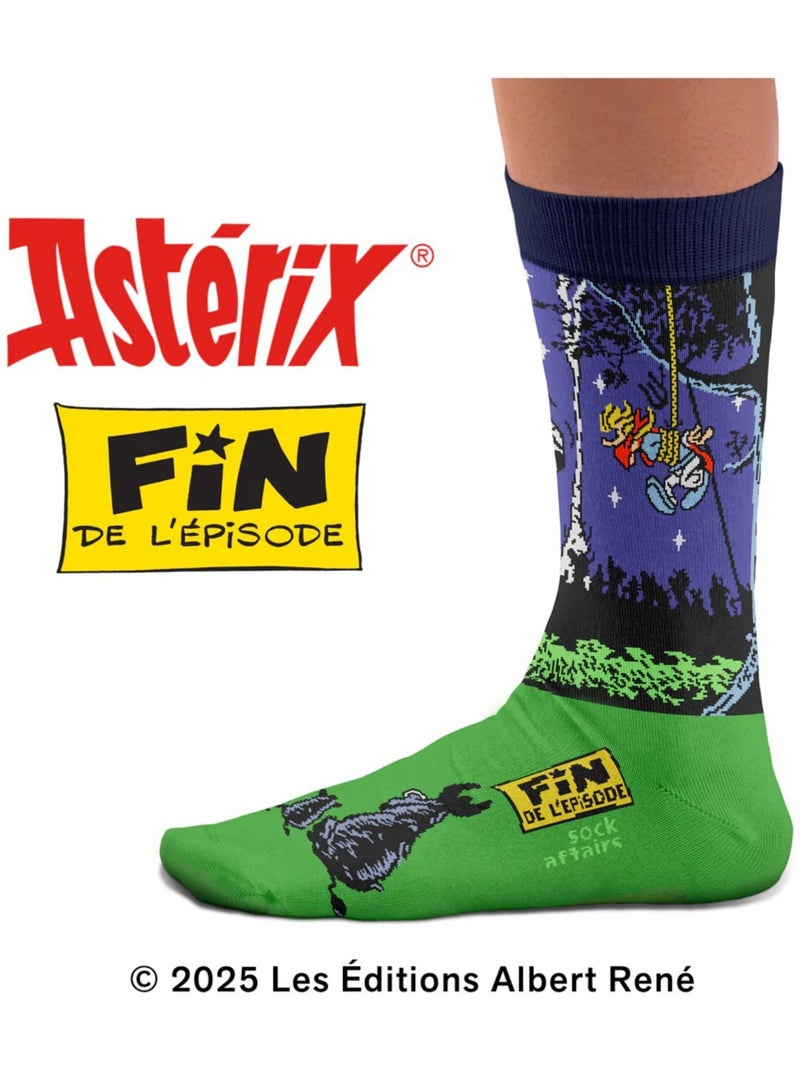 Chaussettes Astérix, Le Banquet Bleu marine - Kiabi