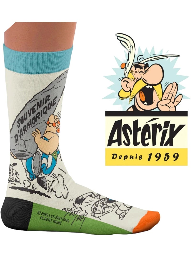 Chaussettes Astérix, Menhir Multicolore - Kiabi