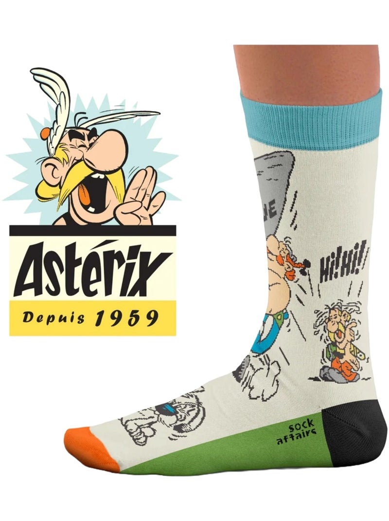 Chaussettes Astérix, Menhir Multicolore - Kiabi