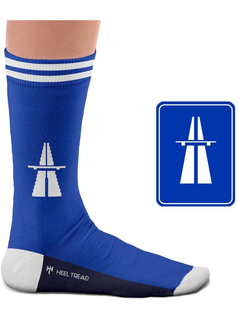 Chaussettes Autoroute Bleu - Kiabi
