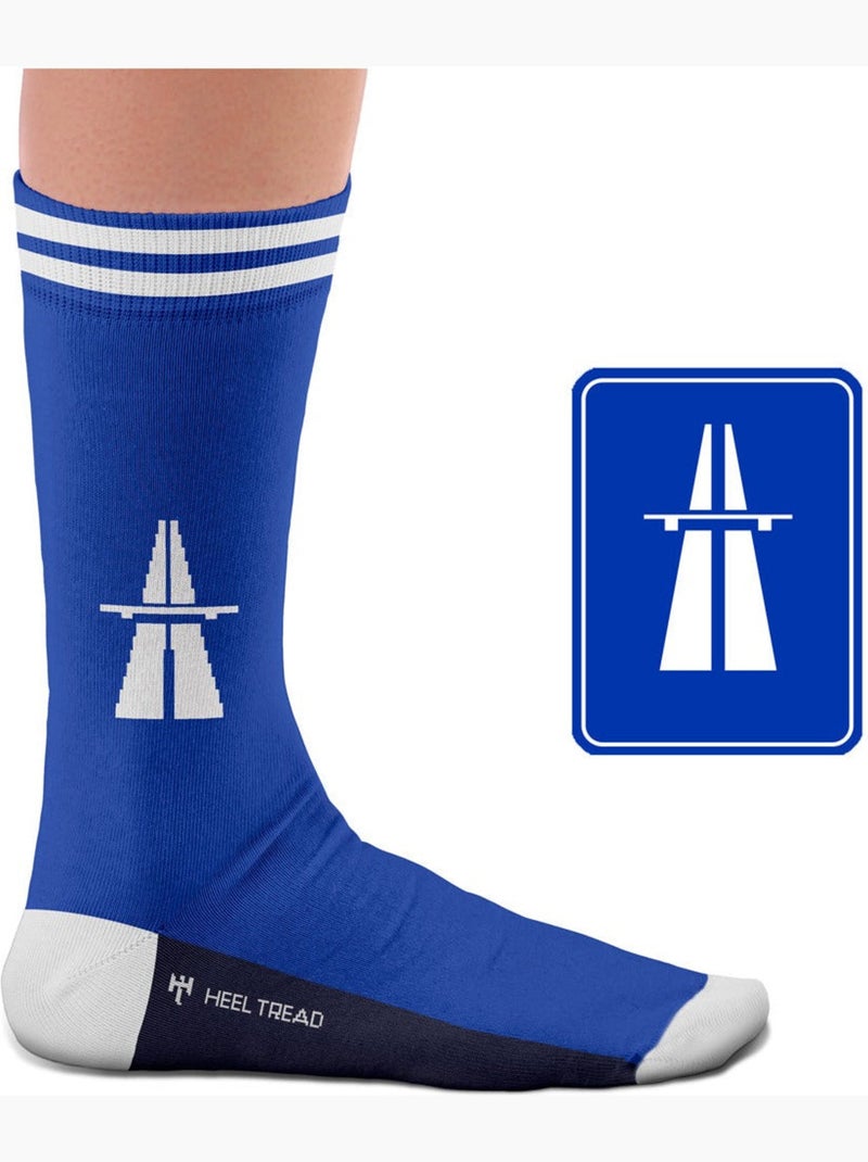 Chaussettes Autoroute Bleu - Kiabi