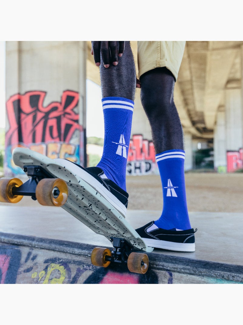Chaussettes Autoroute Bleu - Kiabi