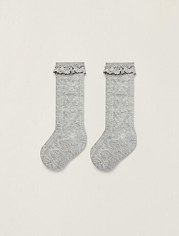 Chaussettes avec Dentelle Bébé Fille   ESSENTIALS LINE