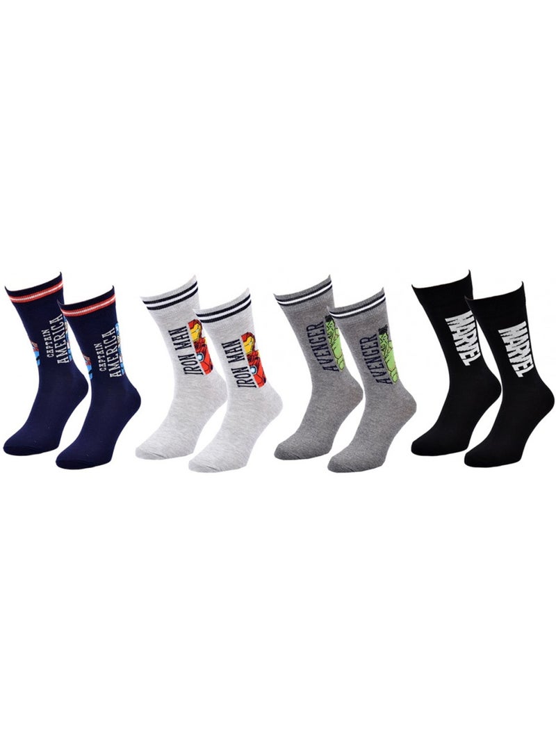 Chaussettes AVENGERS - Pack de 4 Multicolore - Kiabi