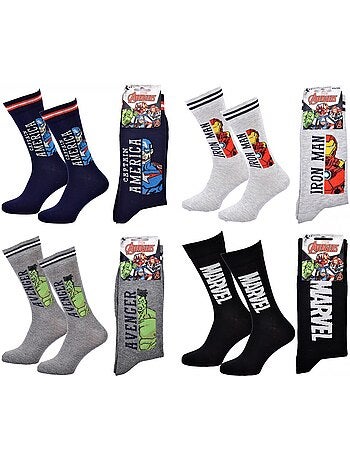 Chaussettes AVENGERS - Pack de 4