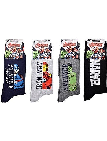 Chaussettes AVENGERS - Pack de 4