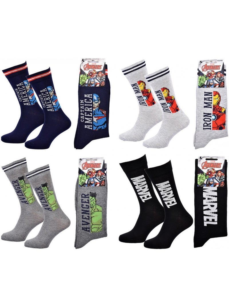 Chaussettes AVENGERS - Pack de 4 Multicolore - Kiabi