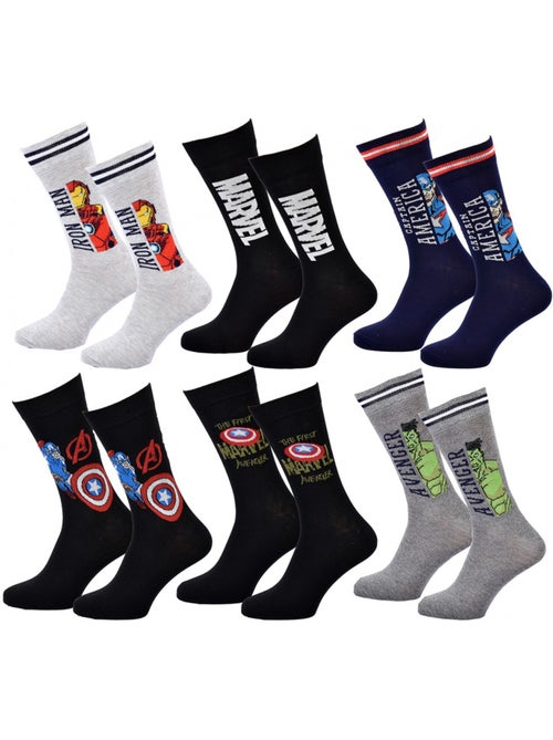 Chaussettes AVENGERS - Pack de 6 - Kiabi