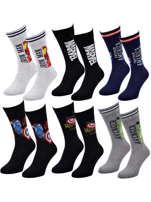 Chaussettes AVENGERS - Pack de 6 - Kiabi