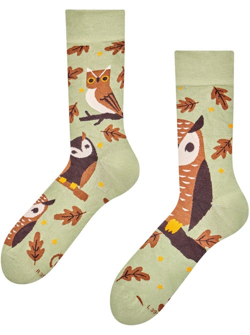 Chaussettes Bambou Hiboux - Kiabi