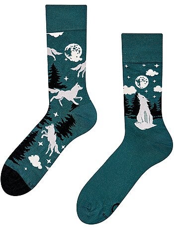 Chaussettes Bambou Loup et Lune