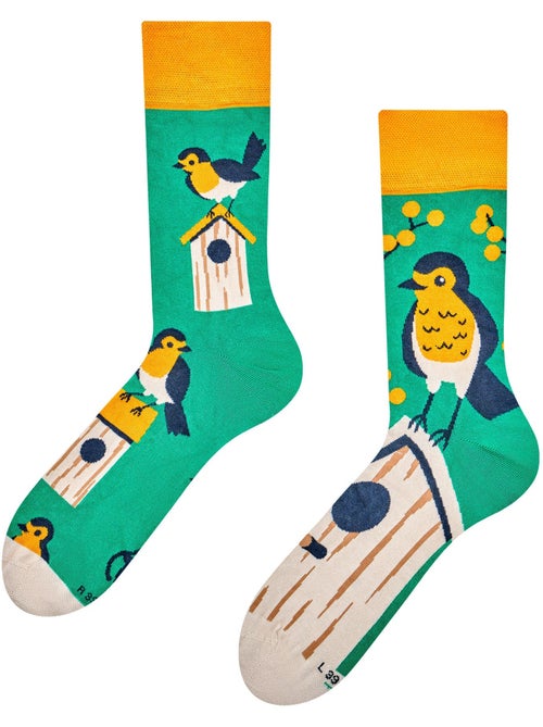 Chaussettes Bambou Nids d'Oiseaux - Kiabi