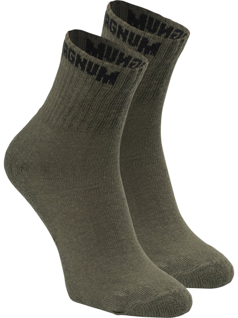 Chaussettes base - magnum Vert olive - Kiabi