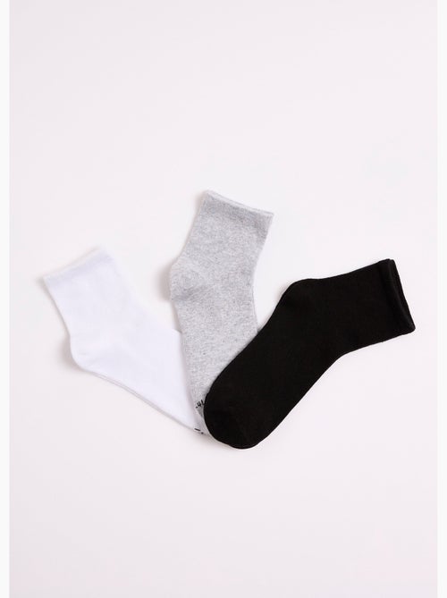 Chaussettes basses coton majoritaire - AFIBEL - Kiabi