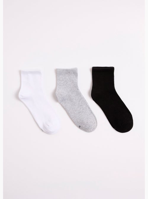 Chaussettes basses coton majoritaire - AFIBEL - Kiabi