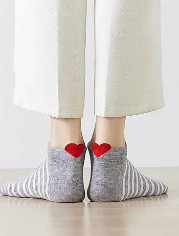 Chaussettes Basses Coup de Coeur Marine