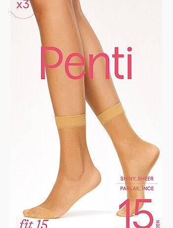 Chaussettes basses fit femme penti