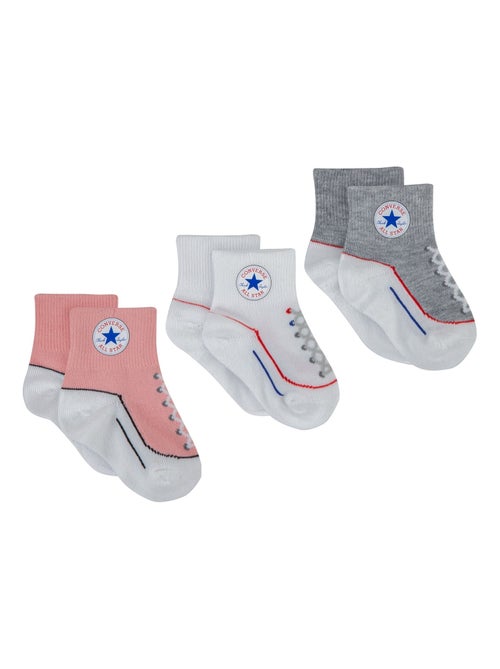 Chaussettes Bébé Converse lot de 3 - Kiabi