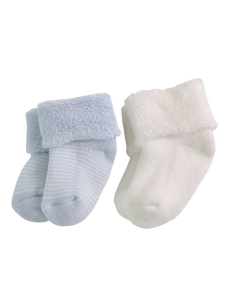 QIYIENDIAN 10 Paires Chaussettes Bébé Coton Doux - Couleurs Unies Élastiques - Unisexe 0-3 Ans - Ultra Confortables Et Respirantes