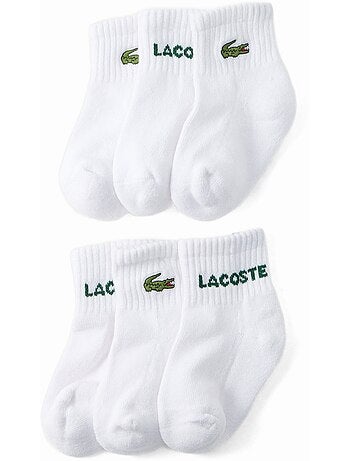 Chaussettes Bébé Lacoste lot de 3