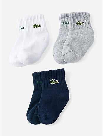 Chaussettes Bébé Lacoste lot de 3