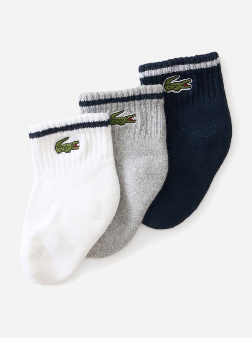 Chaussettes bébé lot de 3 - lacoste - Kiabi Chaussettes bébé lot de 3 - lacoste - Kiabi