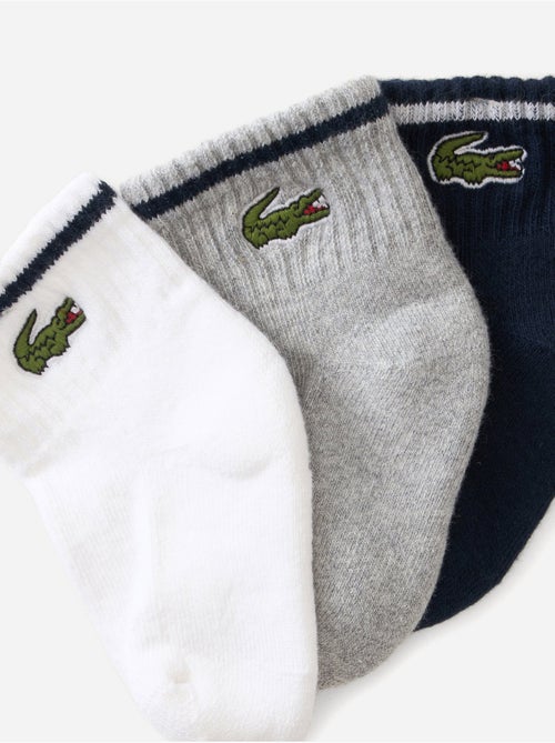 Chaussettes bébé lot de 3 - lacoste - Kiabi Chaussettes bébé lot de 3 - lacoste - Kiabi
