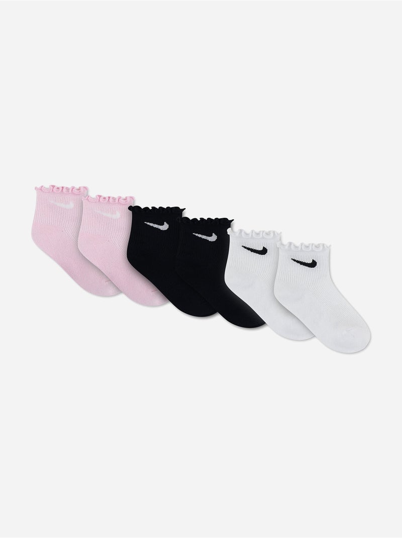 Chaussettes bébé lot de 3 - nike Blanc - Kiabi