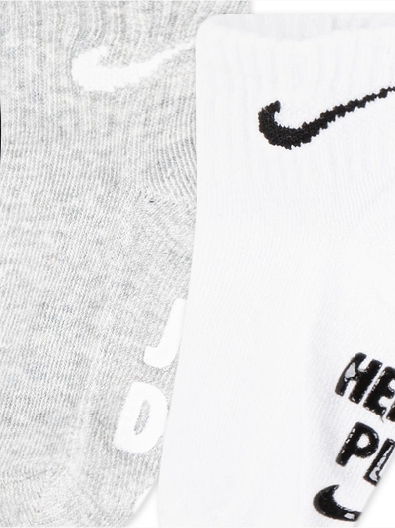 Chaussettes Bébé lot de 3 - Nike Blanc - Kiabi