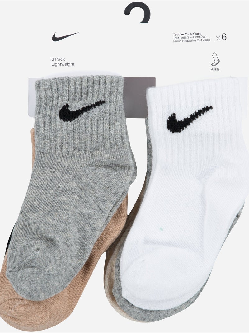 Chaussettes Bébé lot de 6 - Nike Multicolore - Kiabi