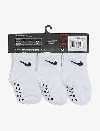 Chaussettes Bébé Nike lot de 3