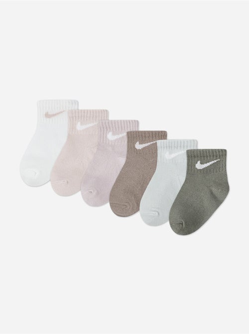 Chaussettes Bébé pack de 6 - Nike - Kiabi Chaussettes Bébé pack de 6 - Nike - Kiabi