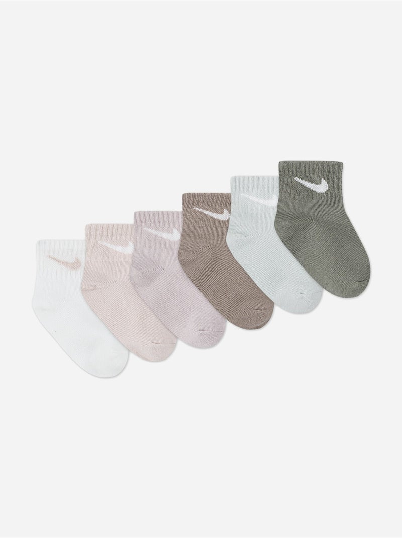 Chaussettes Bébé pack de 6 - Nike Multicolore - Kiabi