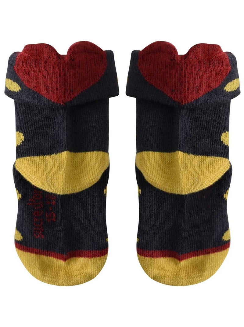 CHAUSSETTES BETTINA A GROS POIS Bleu - Kiabi