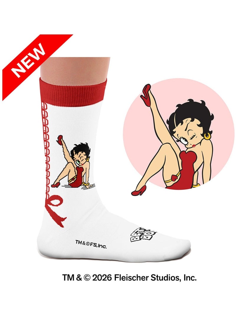 Chaussettes Betty Boop, Pin-Up Rouge - Kiabi