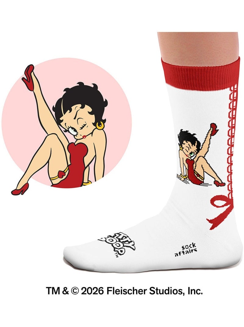 Chaussettes Betty Boop, Pin-Up Rouge - Kiabi