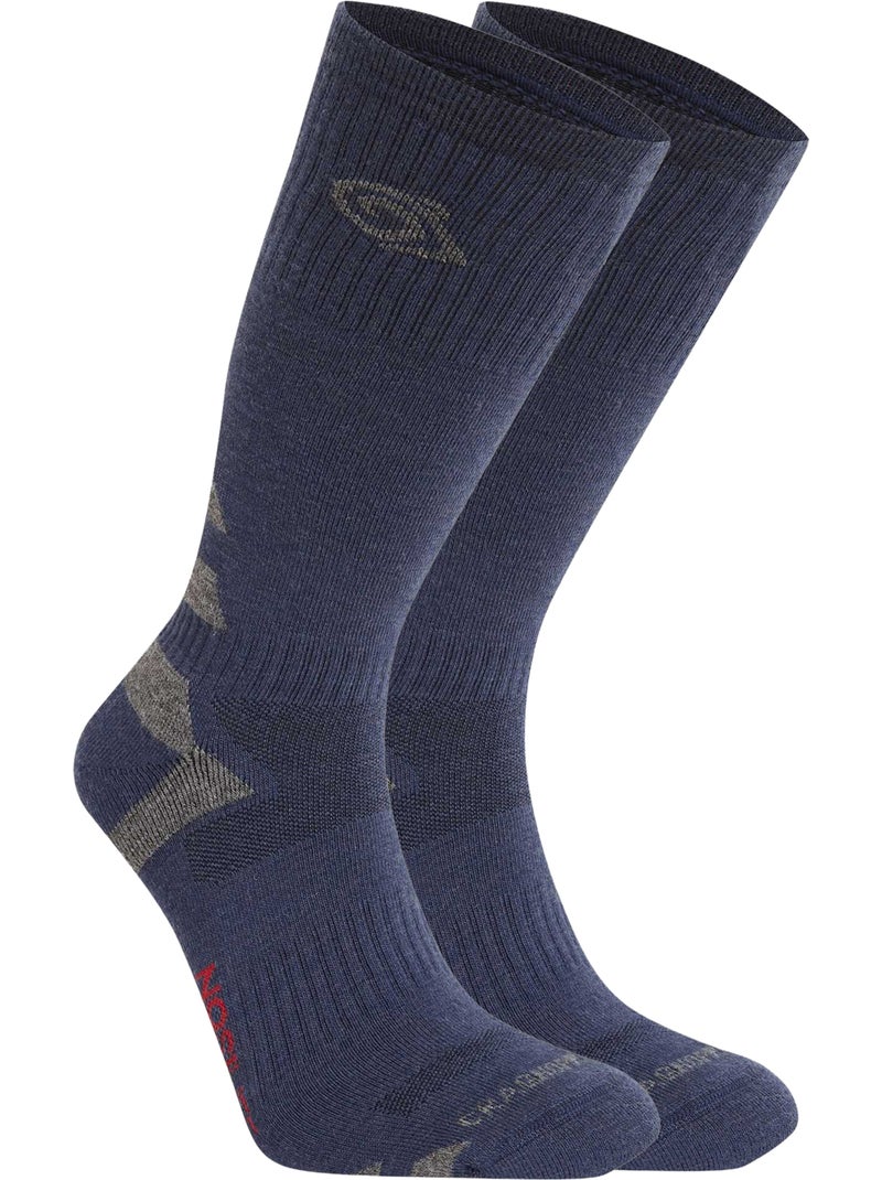 Chaussettes bicolores - craghoppers Bleu marine - Kiabi