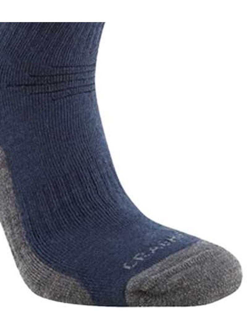 Chaussettes bicolores trek - craghoppers Bleu marine - Kiabi