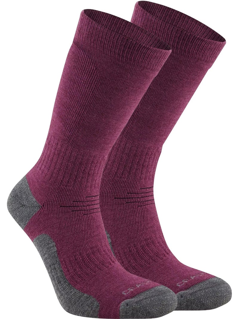 Chaussettes bicolores trek - craghoppers Violet clair - Kiabi