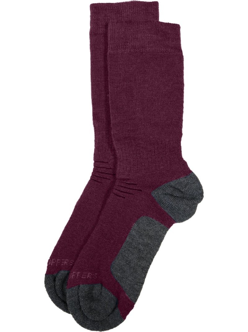 Chaussettes bicolores trek - craghoppers Violet clair - Kiabi