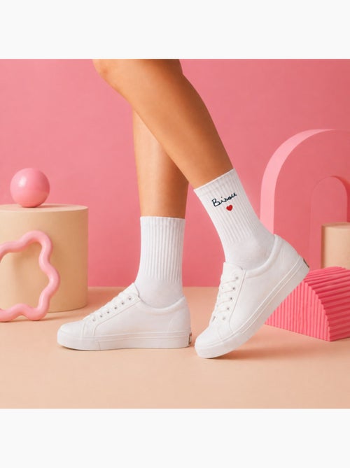 Chaussettes BISOU CŒUR - Kiabi Chaussettes BISOU CŒUR - Kiabi