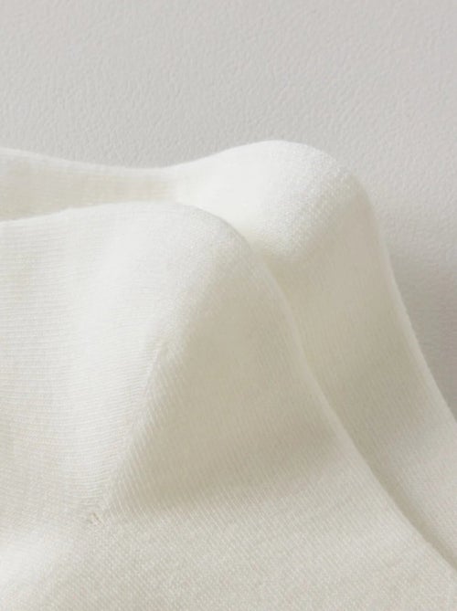 Chaussettes Blanches Smiley - Kiabi