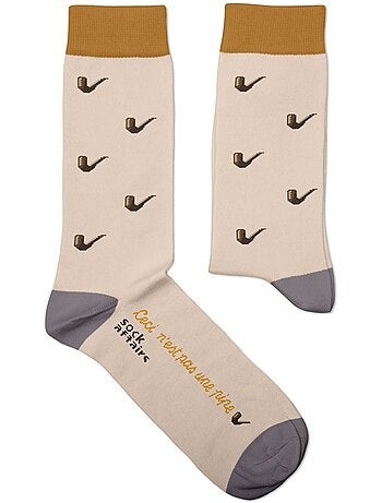 Chaussettes Ceci n'est pas une pipe, Magritte