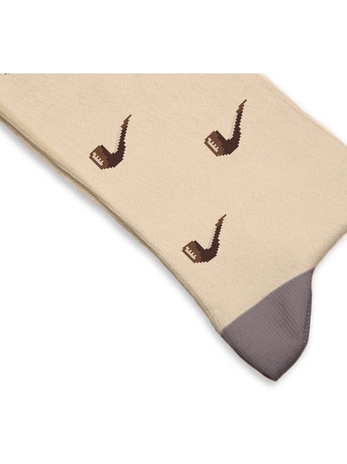 Chaussettes Ceci n'est pas une pipe, Magritte - Kiabi
