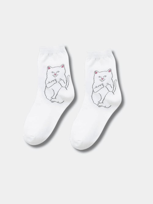 Chaussettes Chat Rebelle - Kiabi