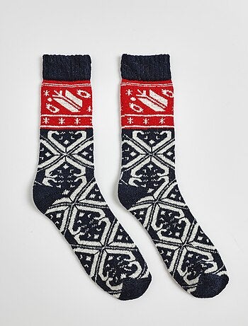 Chaussettes chaudes avec laine