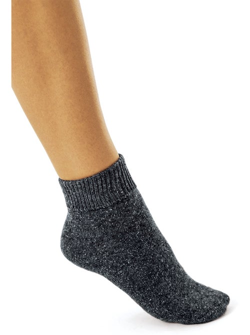 Chaussettes chaudes avec laine et soie - Afibel - Kiabi